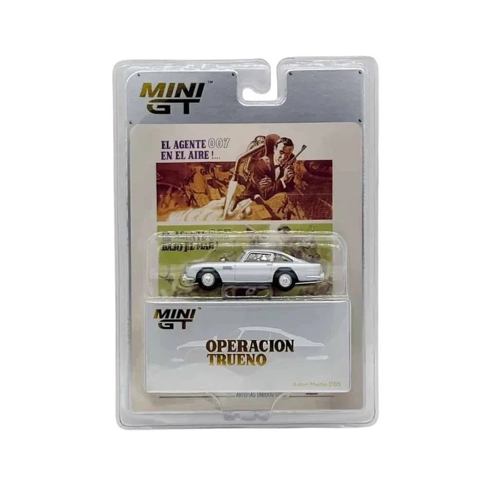 Aston Martin DB5 1965 Strada, James Bond Operazione Tuono, MiniGT 1/64 - Immagine 4 di 4