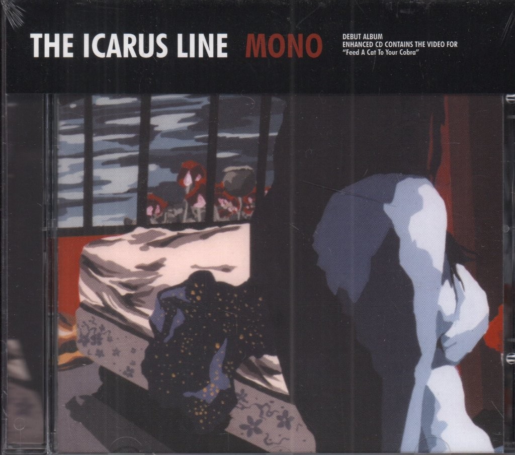 Icarus Line Mono CD UK Sweet Nothing 2001 has edge info strip - sealed SNCD010