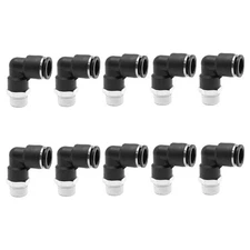 Pneumatic Male Elbow 1/2 Tube OD x 1/2 NPT Thread Push to Connect Fitting