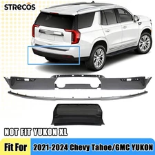 For 2021-2024 Chevy Tahoe GMC YUKON Rear Lower Bumper Cover Valance Panel Kit