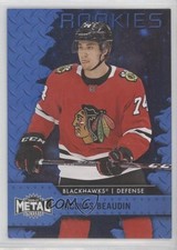 2020-21 Skybox Metal Universe Rookies Blue Spectrum Nicolas Beaudin #104 6k2