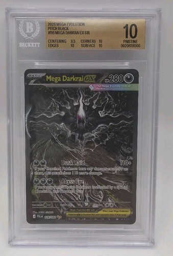 ENGLISH Mega Darkrai ex PBL Special Illustration Rare 116/084 BGS 10 Pristine