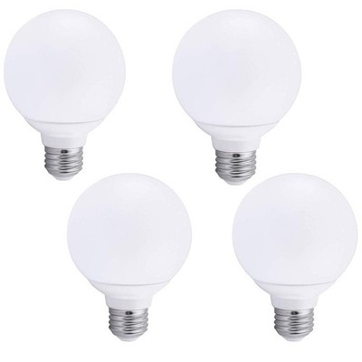 G95 LED Bulbs 9W Globe Vanity Light Bulbs E26/E27 Base Daylight White 6000K 9...