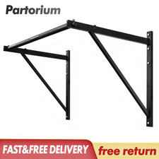 Wall Mount Chin Up Pull Up Bar Multi-Grip Heavy Duty Steel Home Gym