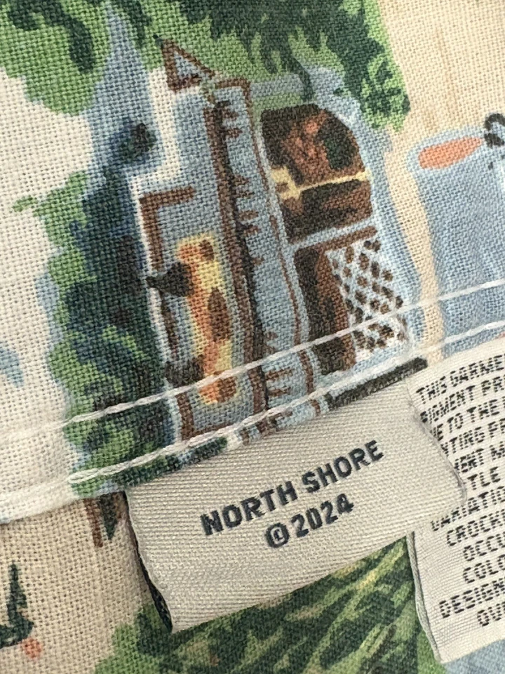 Reyn Spooner Tailored Fit North Shore Classic Aloha Shirt Size L - Image 4 of 4