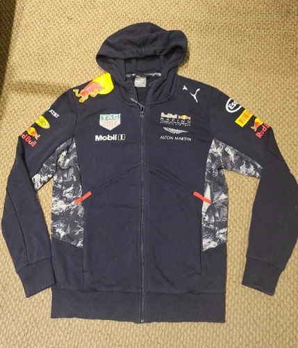 Red Bull Aston Martin Racing Team Formula 1 F1 Puma Team Hoodie   size M