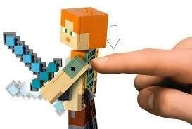 LEGO Minecraft Alex BigFig with Chicken 21149 - Image 3 of 4