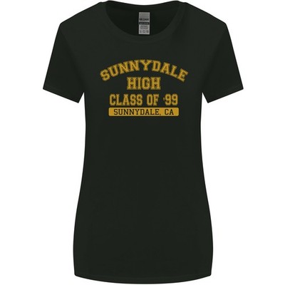 Gildan Sunnydale High TV & Movies Damen T-Shirt Wider Cut Slim Jersey