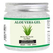 Aloe Vera Gel | 99% Pure Natural Aloe Gel | for Moisturizing Face Skin & Hair C