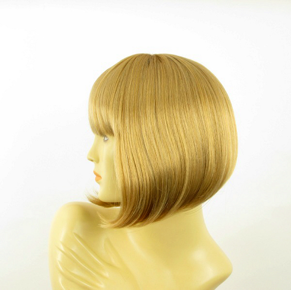 Perruque courte blond doré FLORENCE 24B carré synthétique
