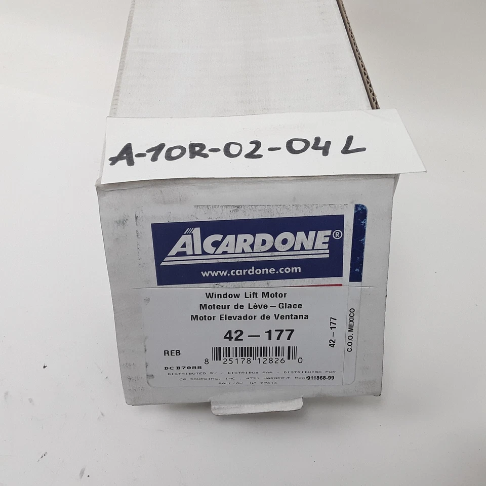 Motor de ventana eléctrica delantera derecha Cardone 42-177 para Buick Chevrolet GMC Isuzu Foto 4 de 4