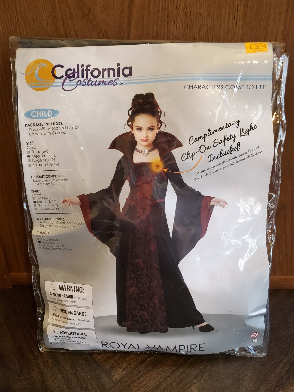 California Costumes Royal Vampire Halloween Costume C… Gem