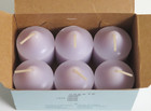 PartyLite Unwind Set of 6 Boxed Votive Candles V06675 New/Os Well Being Series