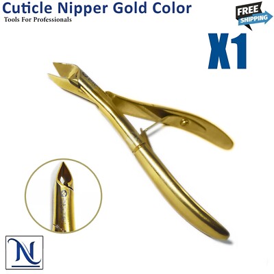 Gold Color Nail Cutter, Clipper Nipper Pro Nail Tools Manicurists & Podiatrists