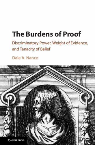 The Burdens of Proof Nance Hardback Cambridge University Press 9781107124189
