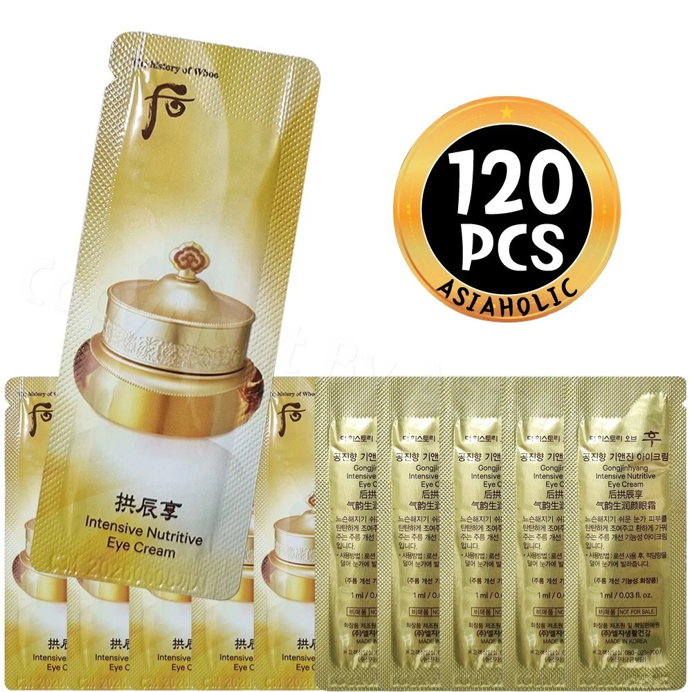 The history of Whoo Intensive Nutritive Eye Cream 1ml x 120pcs (120ml)Sample New