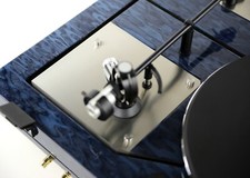 Base plate for Thorens TD520 tonearm stainless steel