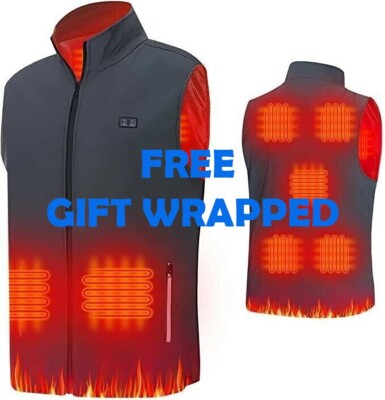 Heated Body Warmer Vest for Men Women Heated Gilet with Power Bank