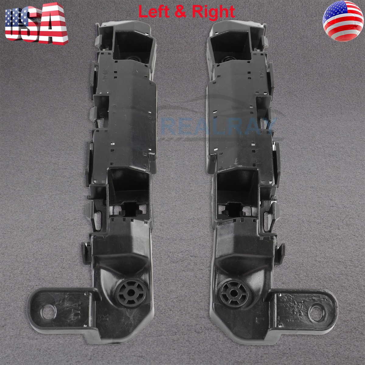 Front Bumper Support Brackets Set 71198T7AJ00 71193T7AJ00 for 2016