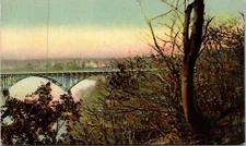 Antique Bridge Unidentified Unkown Location Postcard