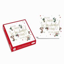 Box of 10 - Christmas Cards - 1 Design - Its the most wonderful time of the year
