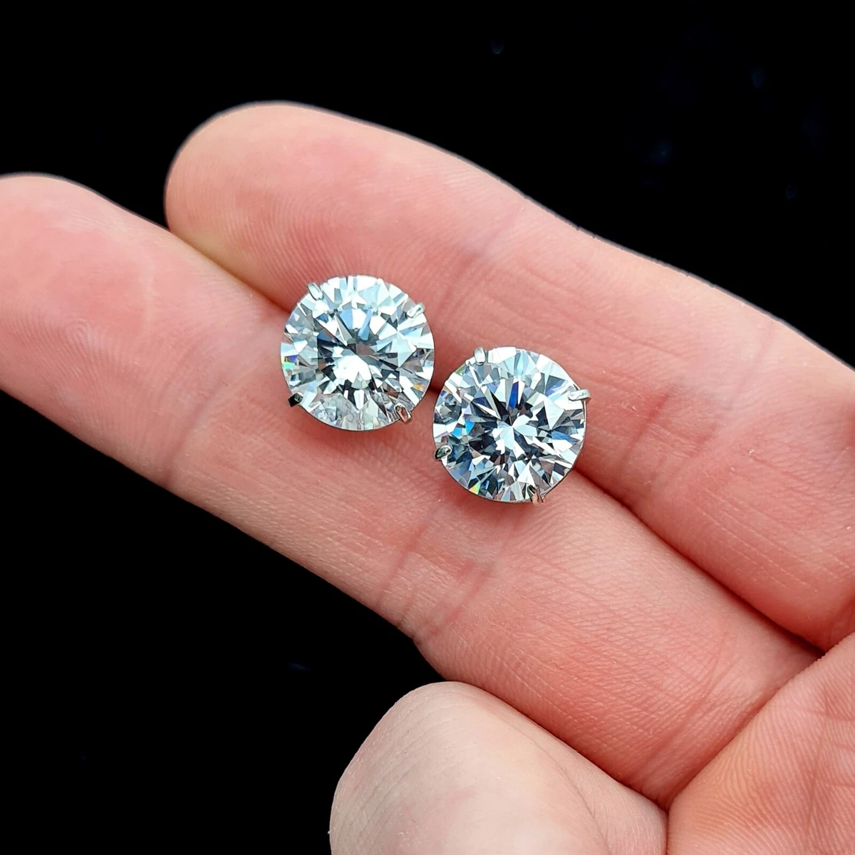 12mm cheap diamond earrings