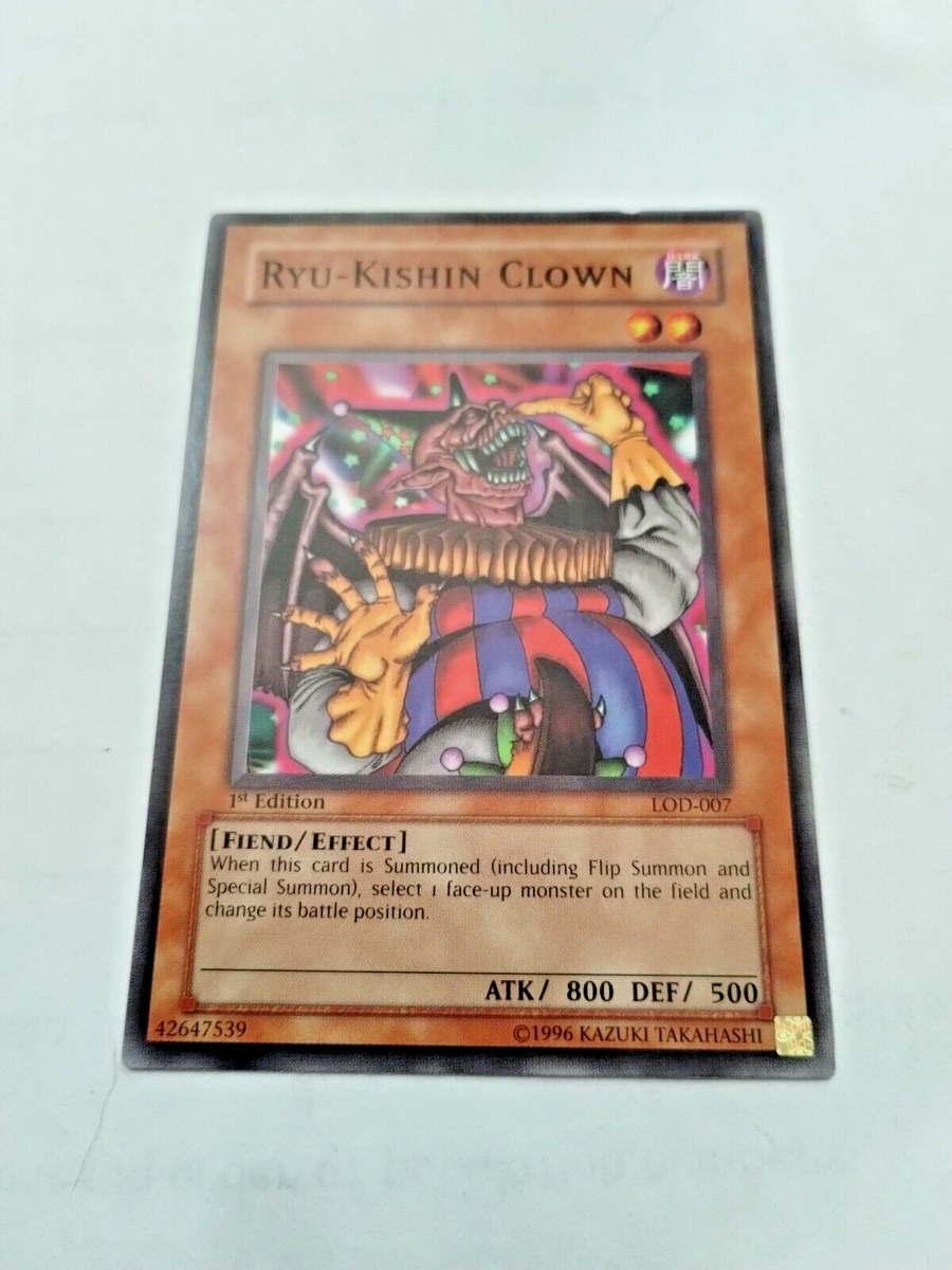 Yu-Gi-Oh! TCG Ryu-Kishin Clown Legacy of Darkness LOD-007 1st Ed