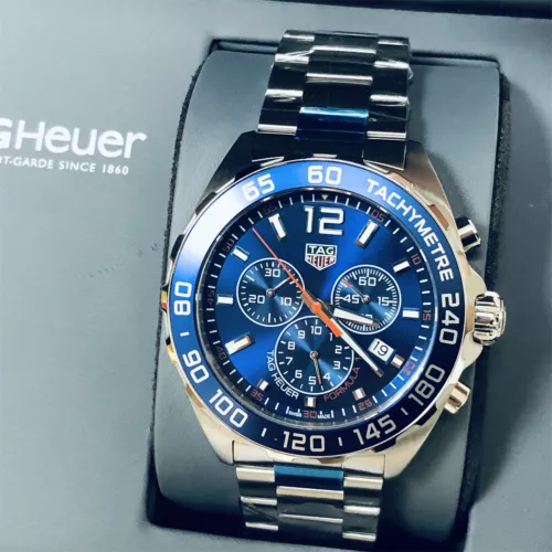 Tag Heuer Formula 1 Chronograph 43mm Blue Dial Quartz Men's Watch CAZ1014.BA0842 - Picture 4 of 9