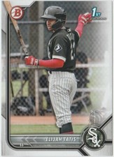 2022 Bowman Prospects #BP23 Elijah Tatis - Chicago White Sox