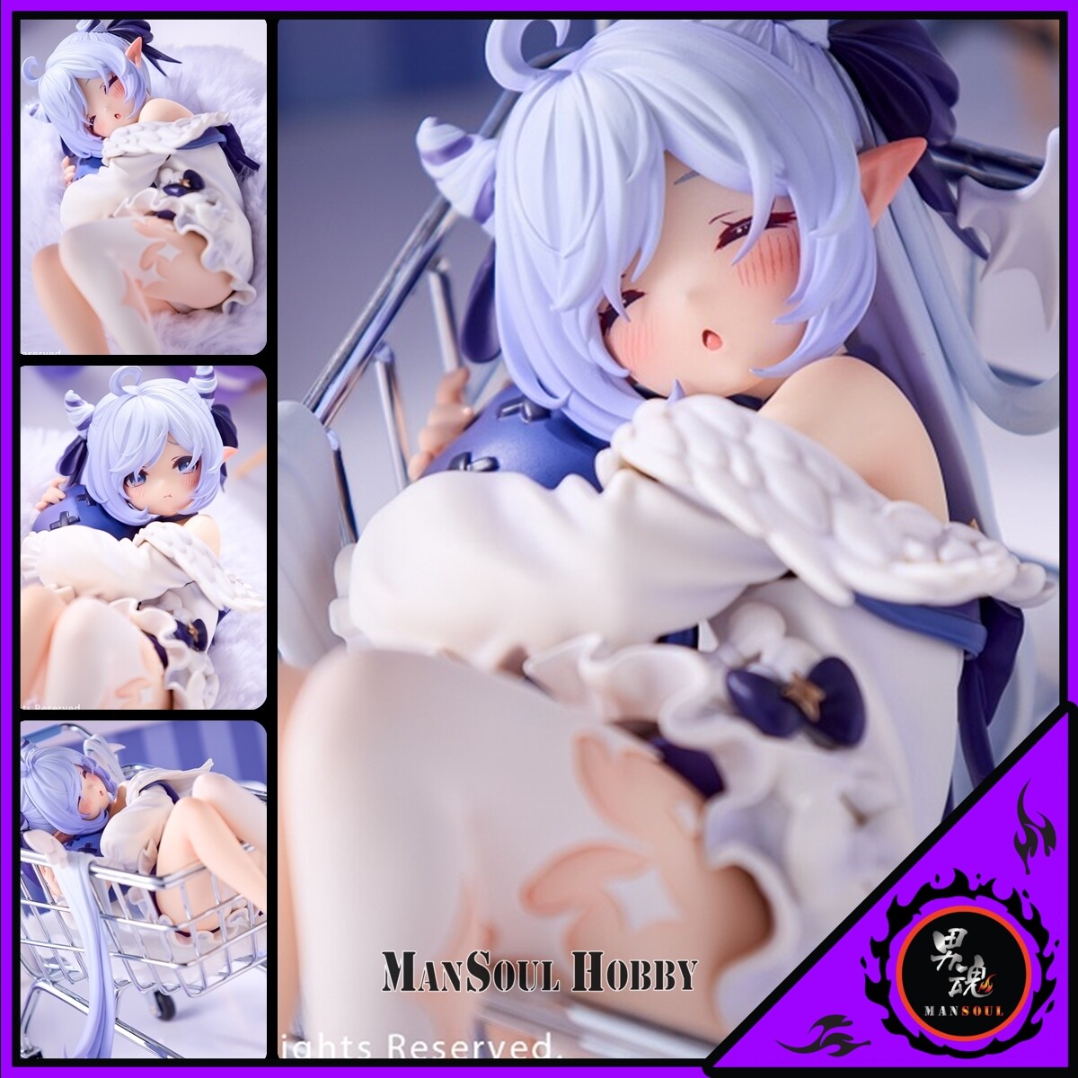 NEW AUTHENTIC EUSUN SLEEPING DEMON NUONUOSI 1/6 Figure Deluxe