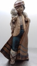Figurina vintage Lladro Cina: pastore di montagna (2163): gres: ritirata