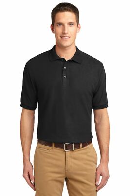 Port Authority Mens Big Tall Short Sleeve Wrinkle Resist Golf Polo Shirt TLK500