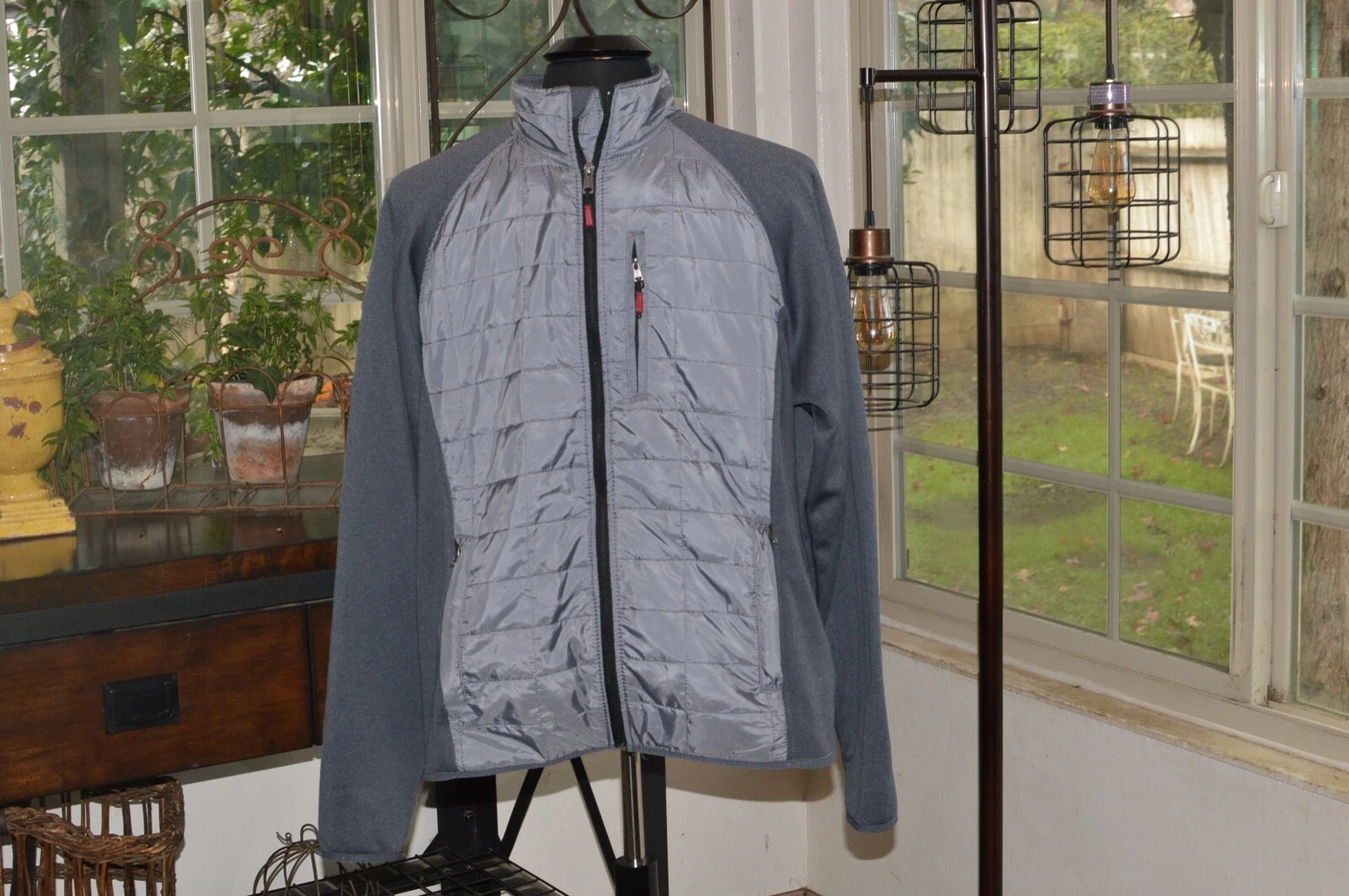Orvis Jacket Xl Outdoor Zip Up Lightweight Puffer