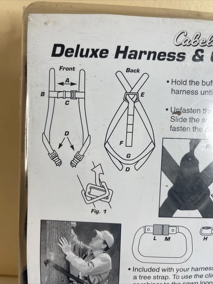 Cabela’s Deluxe, Harness And Climbing System - Image 3 of 4