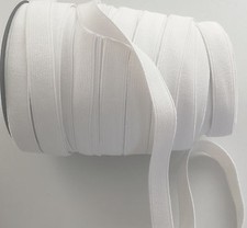 15 mm white Plain Elastic Waistband Notion sewing cuffs tailoring craft