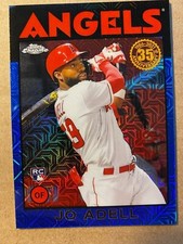 JO ADELL RC  /150 - 2021 Topps 1986 SILVER PACK BLUE REFRACTOR #86BC-90 ANGELS