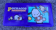 Sanrio Vintage Pochacco Trinket Pencil Box Organizer Tray Eraser Lot 1995 -1999
