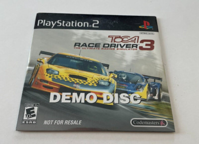 TOCA Race Driver 3 Demo Disc (Playstation 2, PS2) SEALED