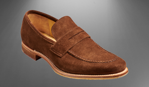 Handmade Men Brown Suede leather 