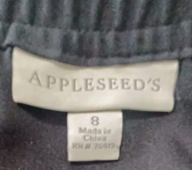 Falda midi Appleseed's talla 8 negra línea A, bolsillos, cremallera lateral, cintura elástica Foto 4 de 4