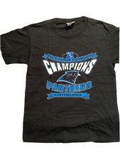 Vintage Carolina Panthers Shirt 1996 90s Lee Division Champs NFL Football L