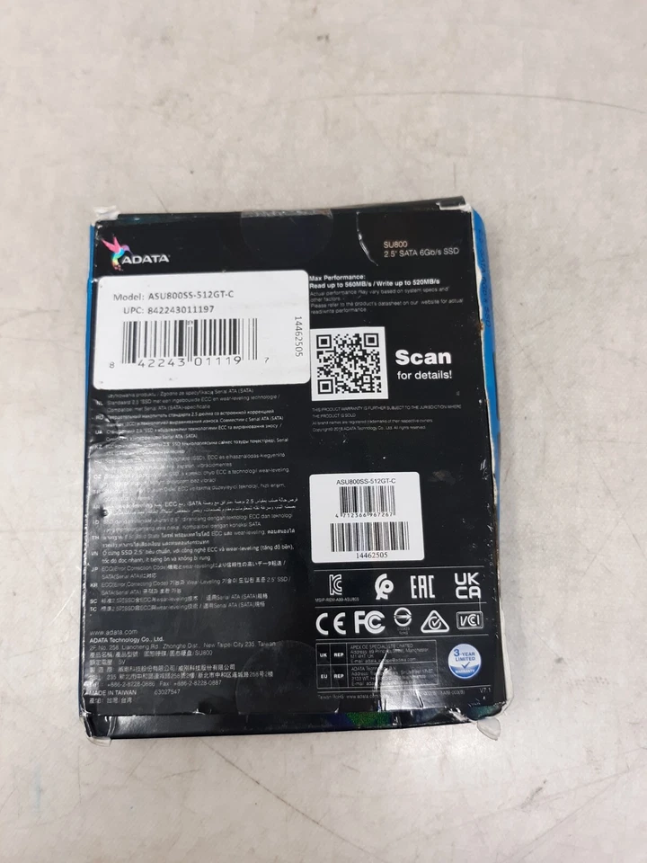 ADATA Ultimate SU800 512GB 2.5" SATA III Internal SSD (ASU800SS-512GT-C) - Image 4 of 4