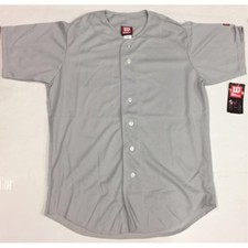 Wilson A4598 Silver Grey Full Button Jersey A...