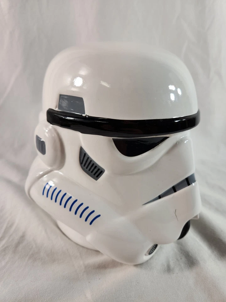 STAR WARS Storm Trooper Helmet Ceramic Piggy Bank Money 7" Lucasfilm Fast Ship - Image 3 of 4