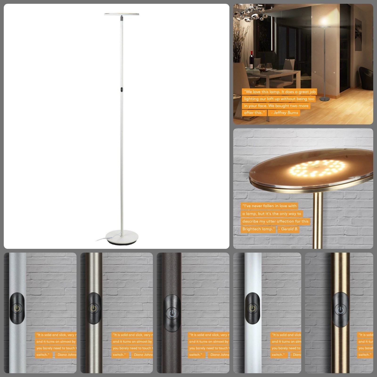 bright floor lamps for office