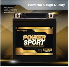 ExpertPower YTX7L-BS 12V 7AH Replacement Battery for Everstart ES-TX7L