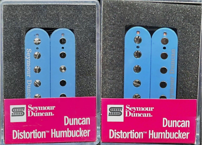 Seymour Duncan Distortion Mayhem Blue Humbucker Pickup Set SH-6b