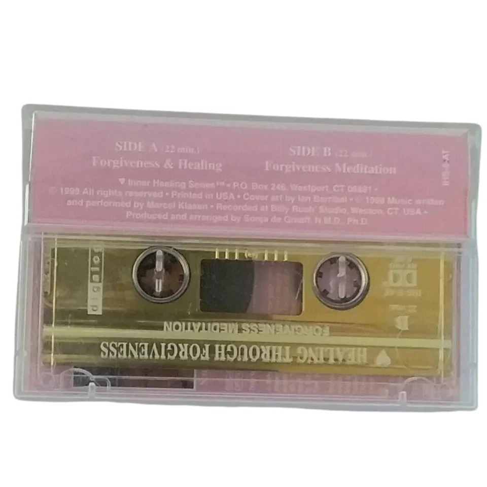 Healing Through Forgiveness Cassette 1998 Sonja De Graaff N.M.D. Ph.D Foto 2 de 3