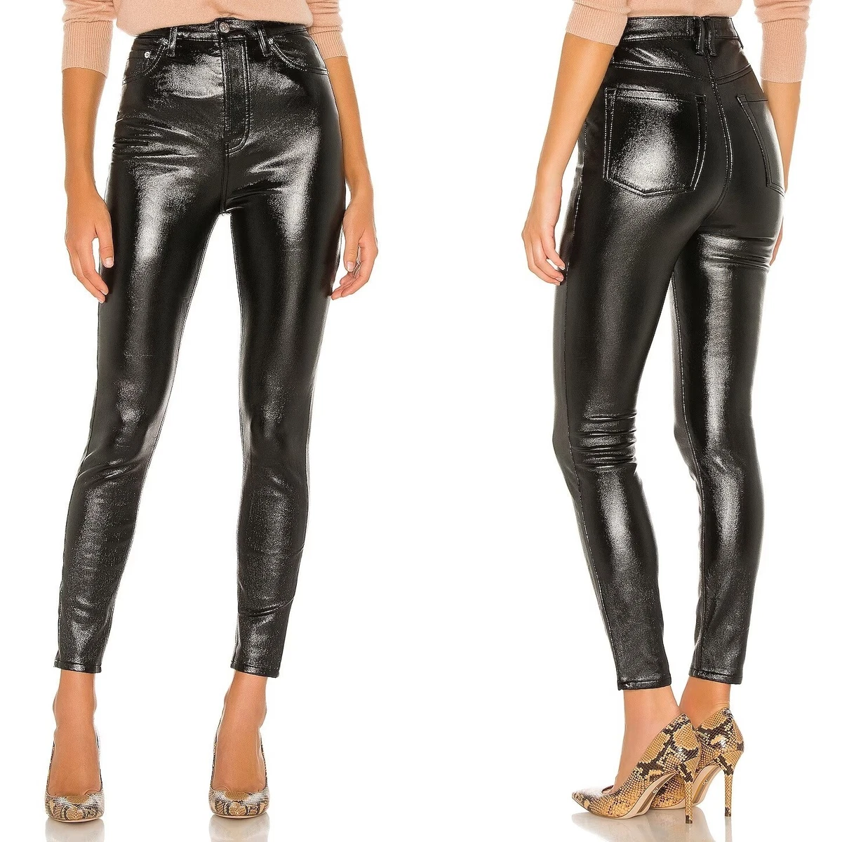 Pleather skinny deals jeans