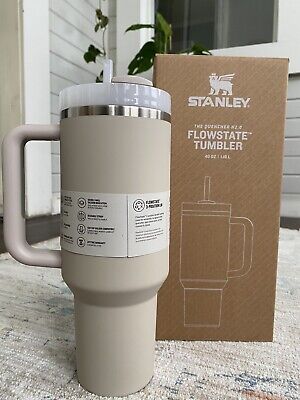 Stanley The Quencher H2.0 FlowState Tumbler (Dune Soft Matte) 40 OZ NIB